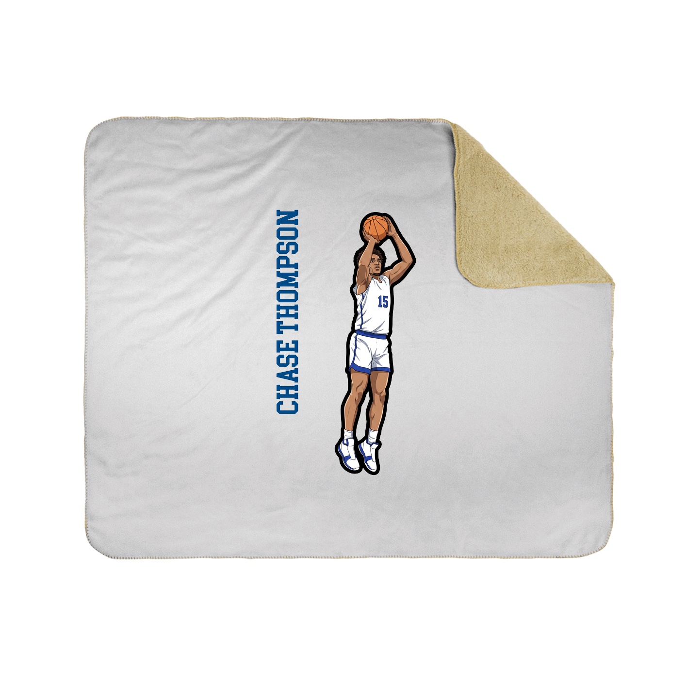 50x60 Sherpa Lined Throw Blanket