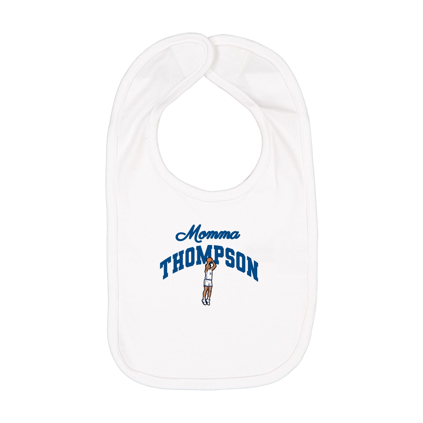 Infant Bib — Mothers Day Arch in White