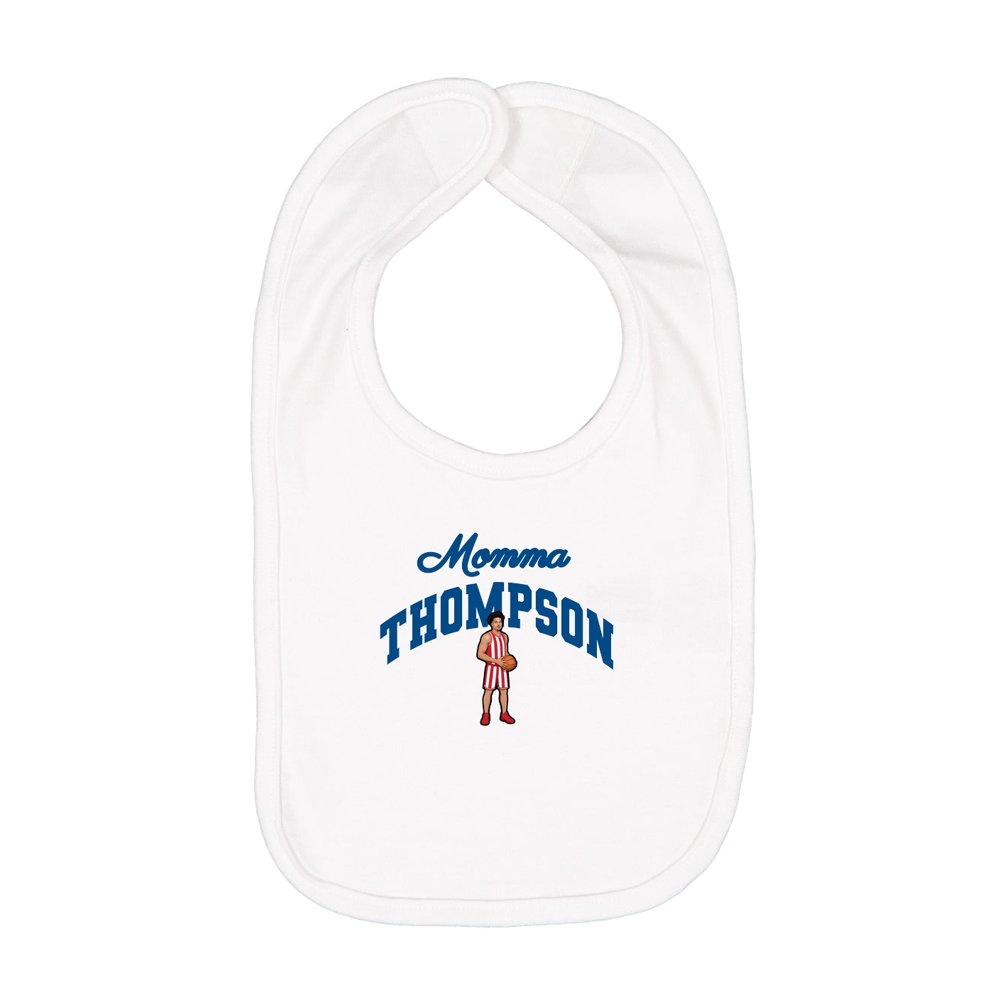 Infant Bib — Mothers Day Arch in White