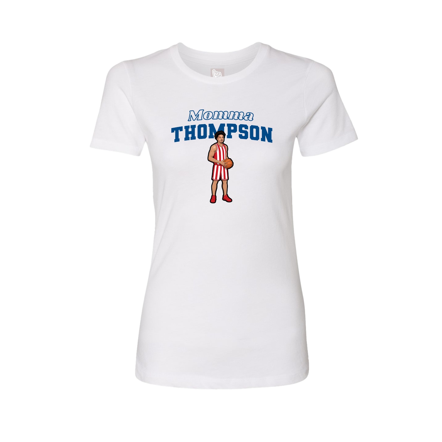 Womens Tee — Mothers Day Block in White