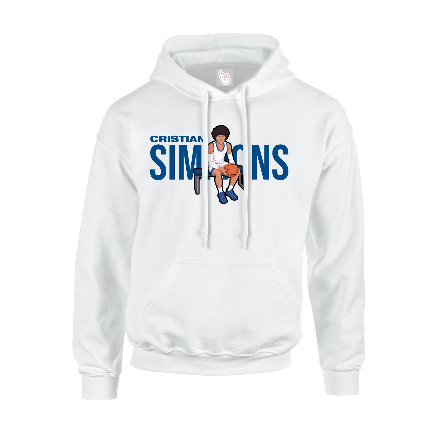Hoodie — Player Name in White