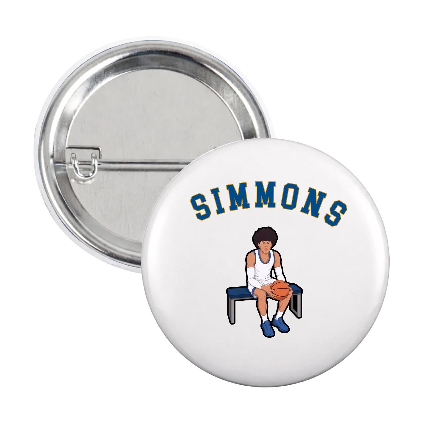 Game Day Button — Shirsey Arch in White