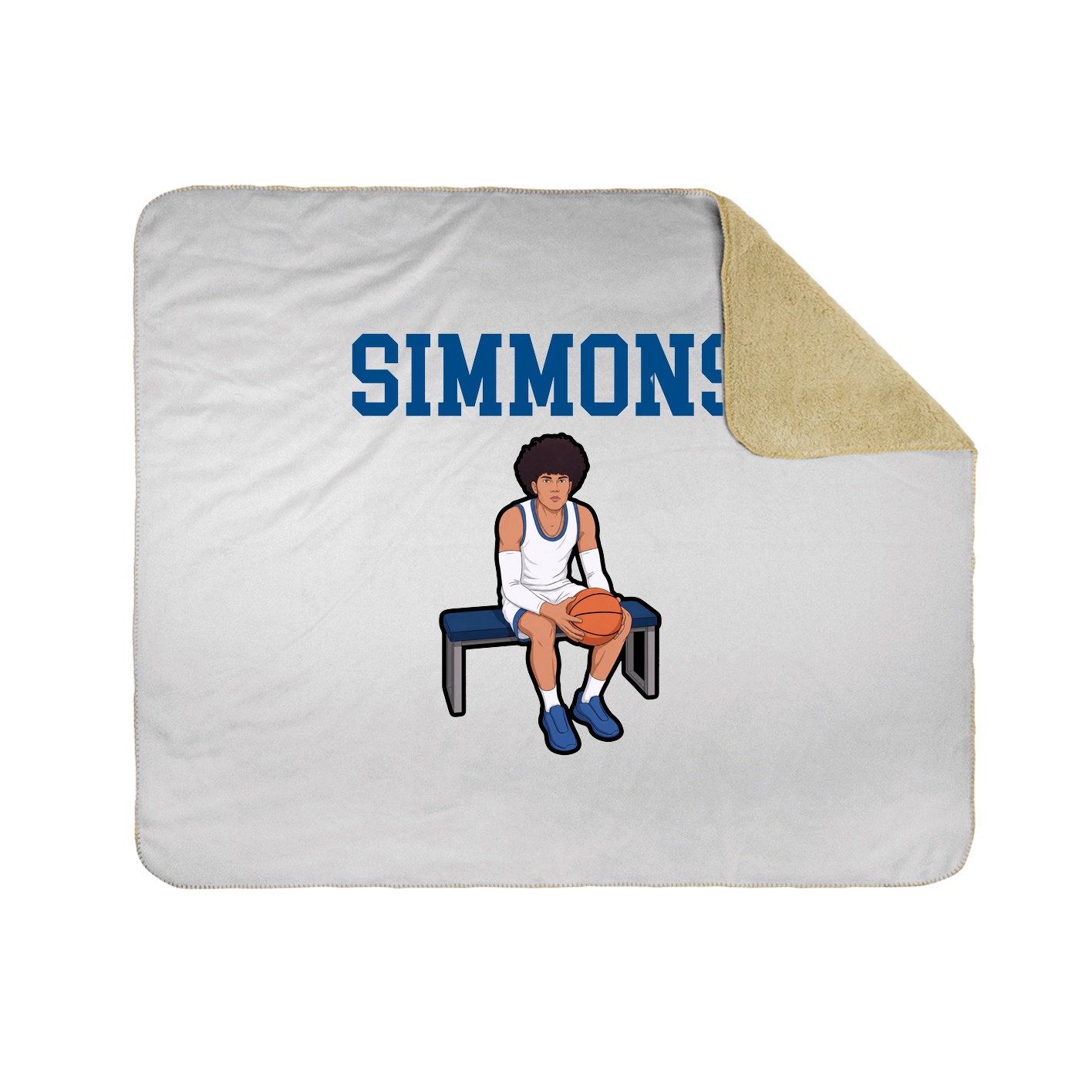 Throw Blanket — Shirsey in White