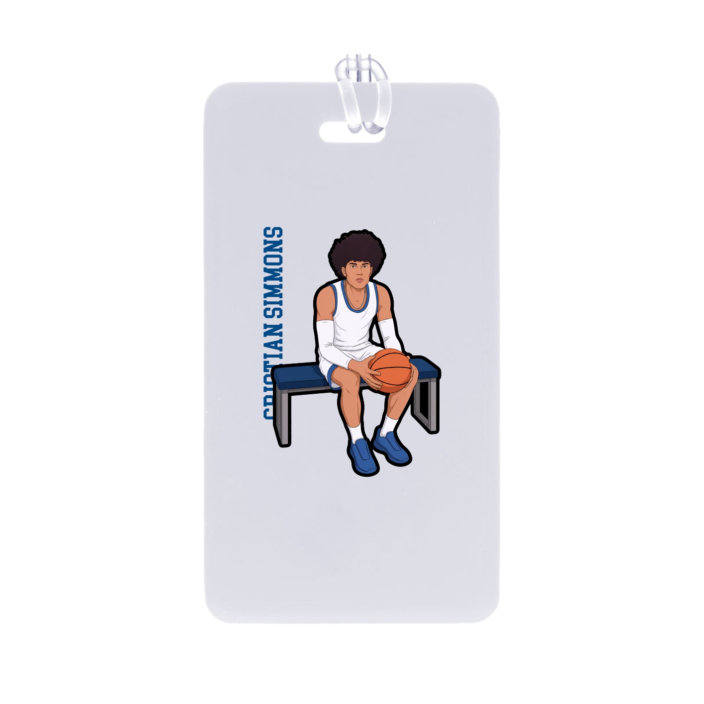 Bag Tag — Name Vertical in Classic