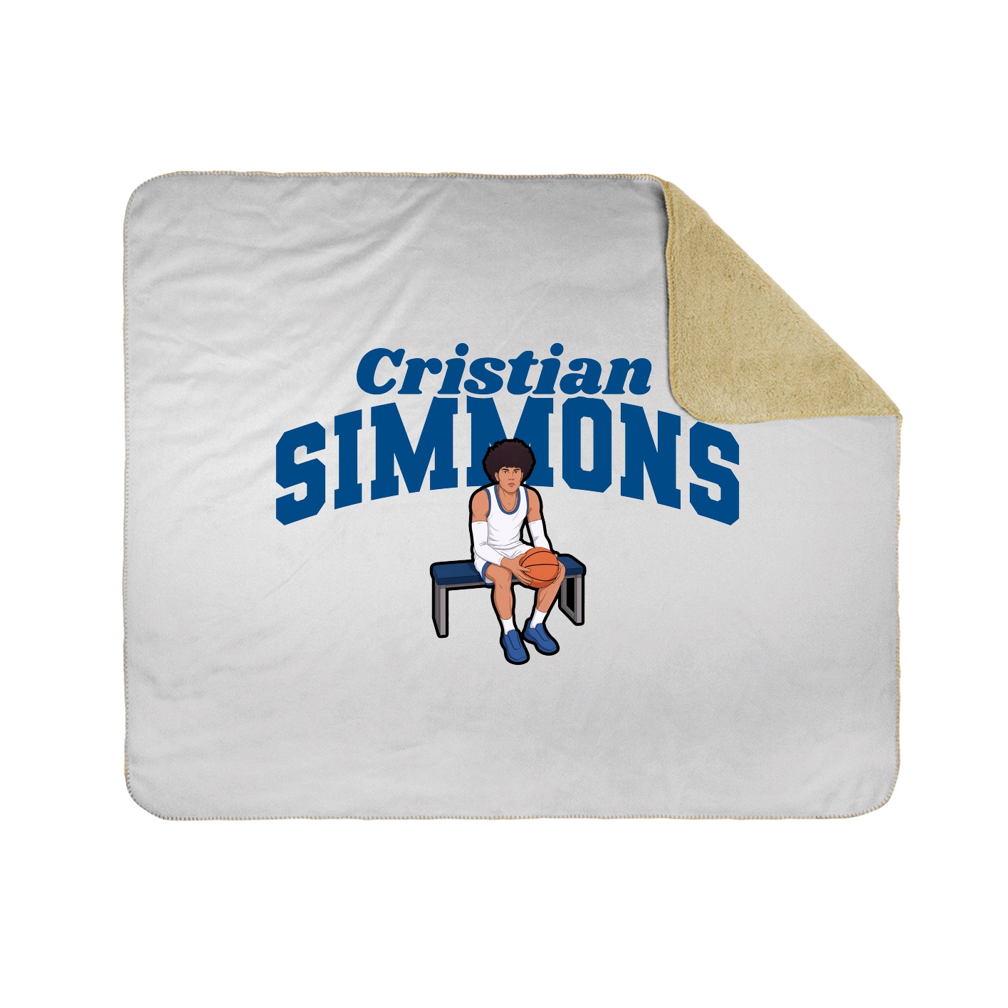 Throw Blanket — Signature Arch in White
