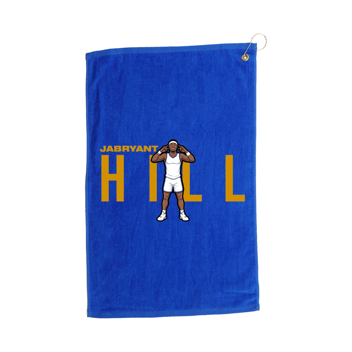 Golf Towel — Player Name in Royal