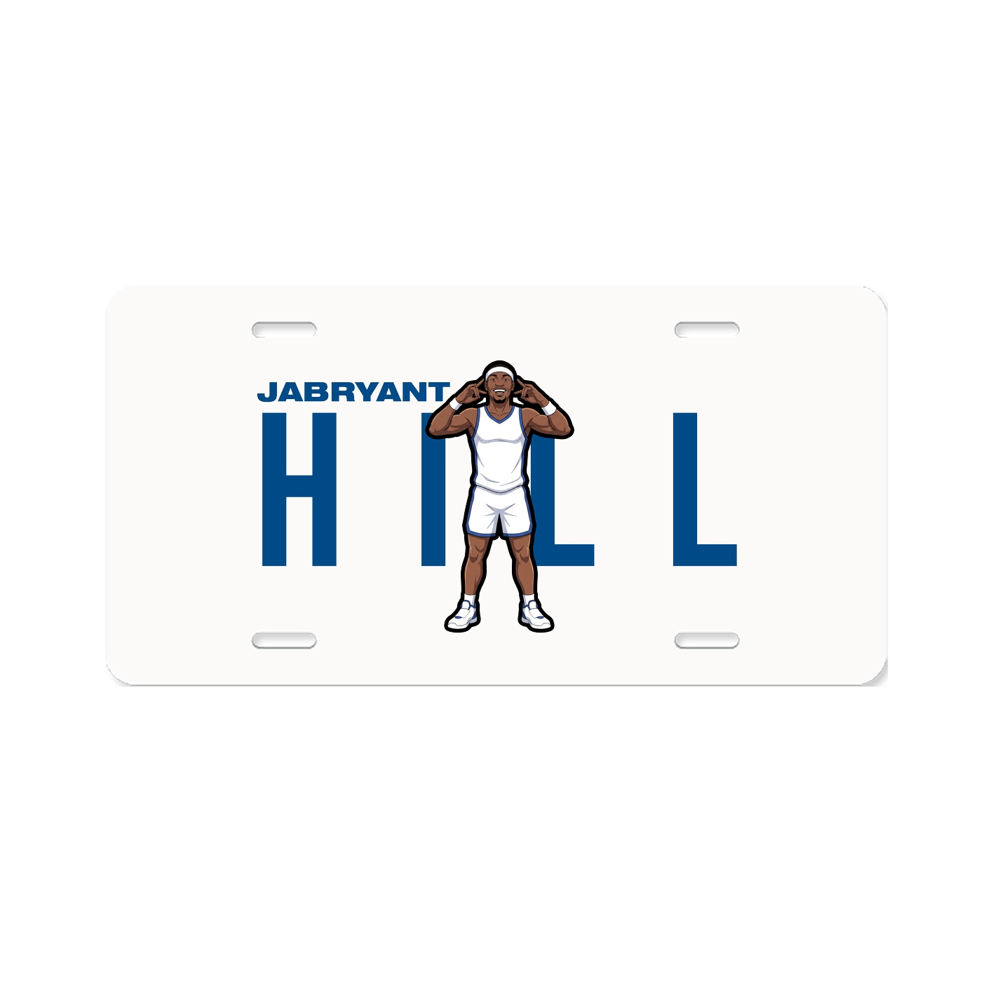 License Plate — Player Name in Classic
