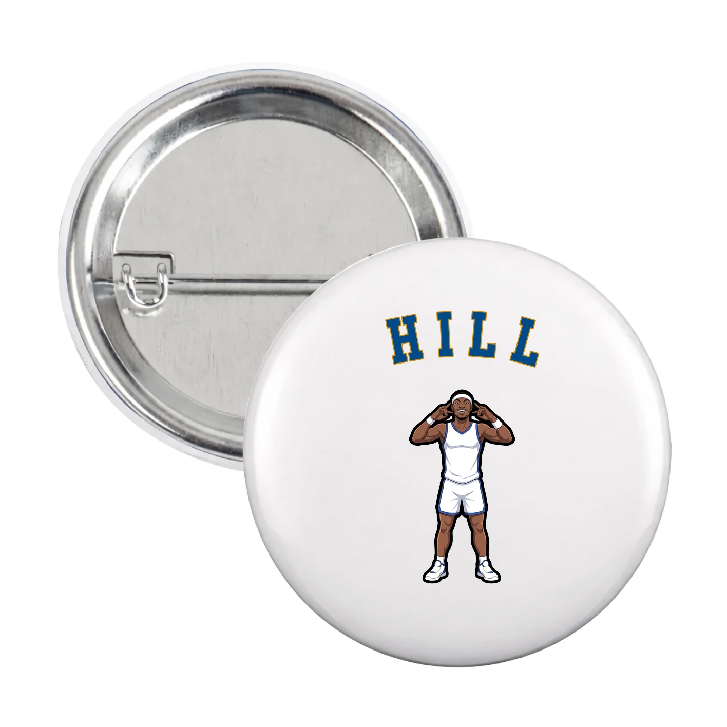Game Day Button — Shirsey Arch in White