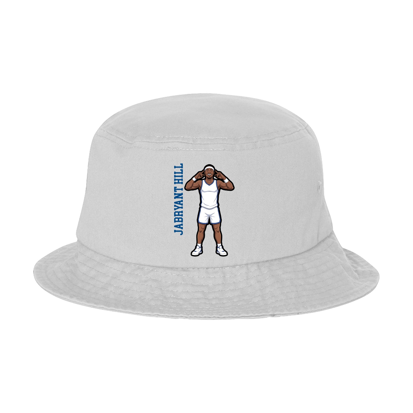 Bucket Cap — Name Vertical in White