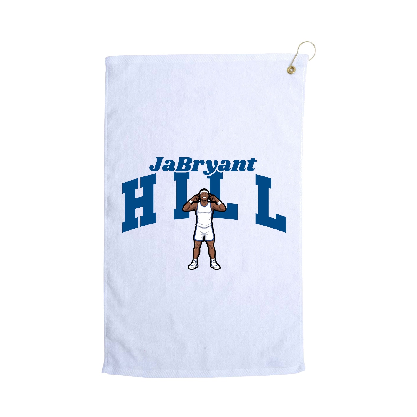 Golf Towel — Signature Arch in White