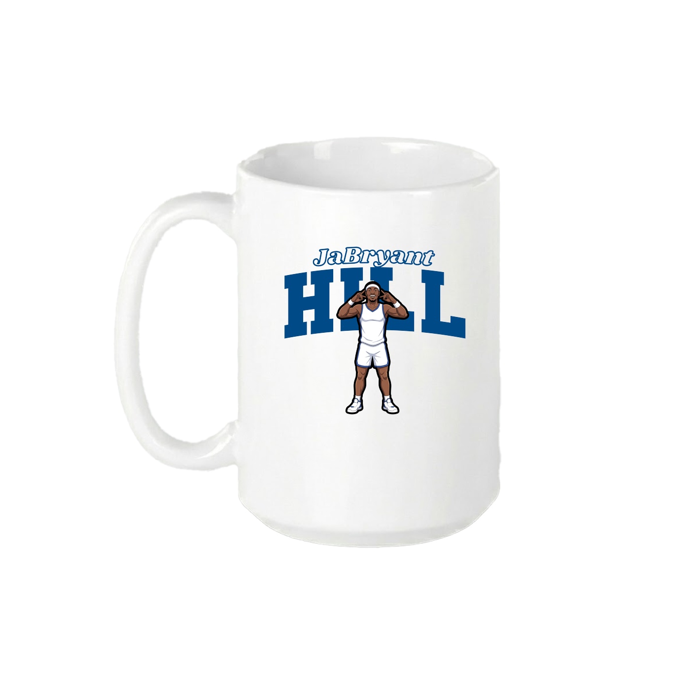 15oz Coffee Mug — Name Arch in White