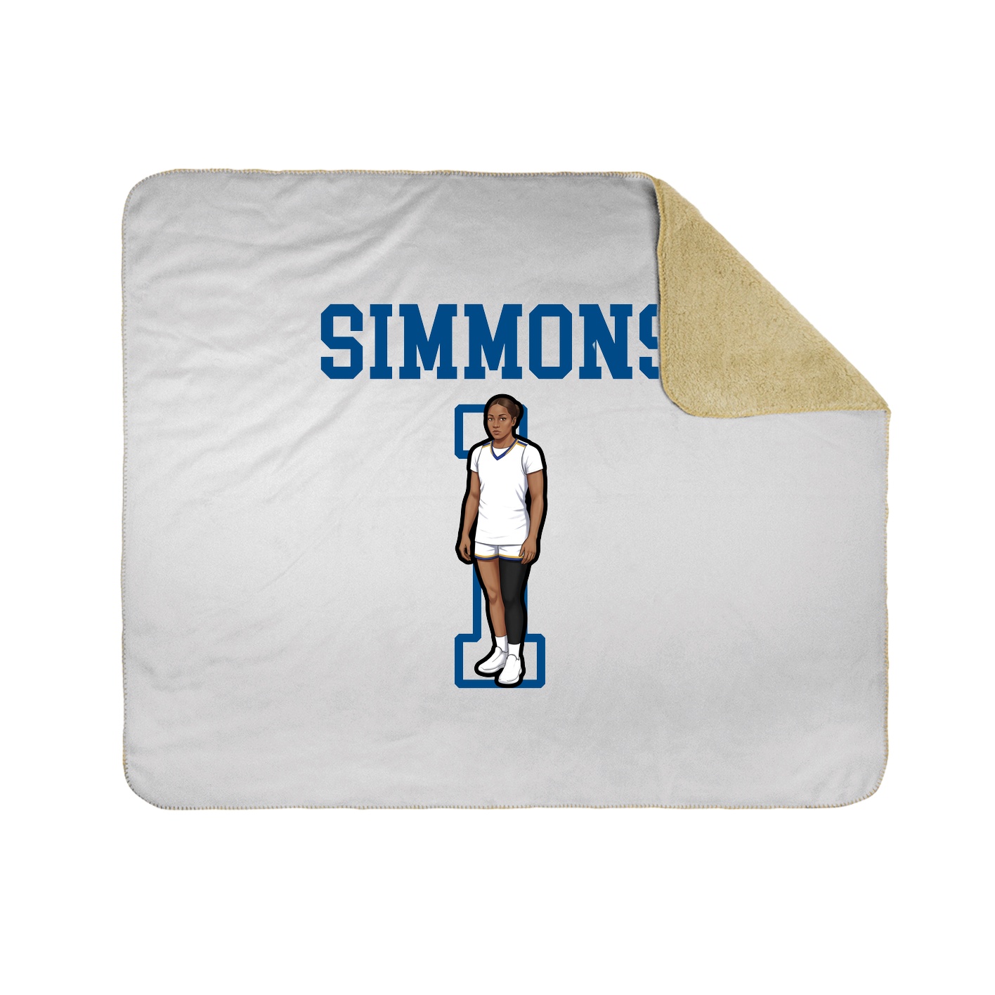 Throw Blanket — Shirsey in White