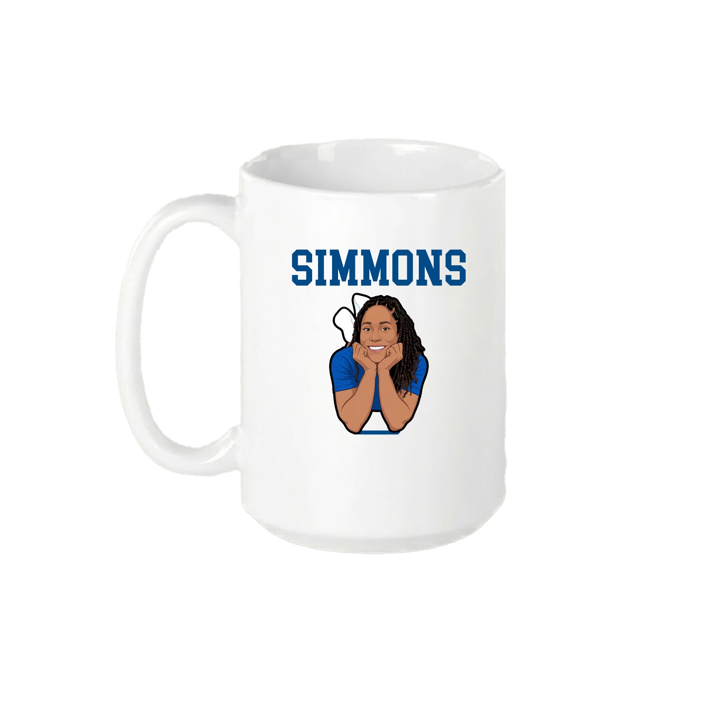 15oz Coffee Mug — Shirsey in White