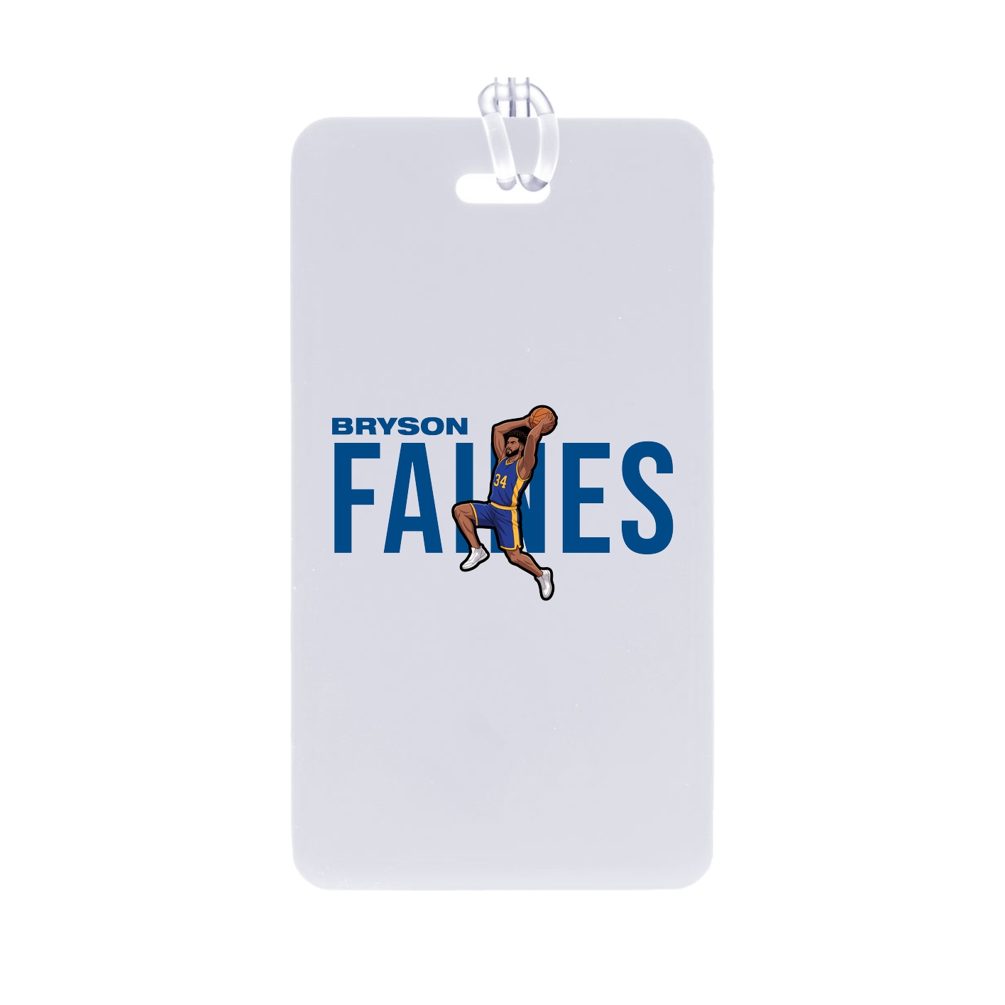 Bag Tag — Player Name in Classic