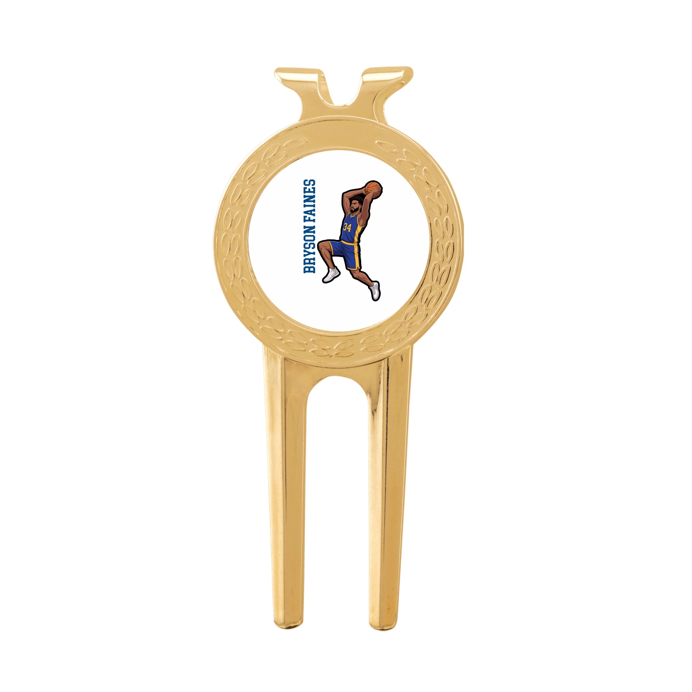 Divot Tool with Ball Marker — Name Vertical in Classic
