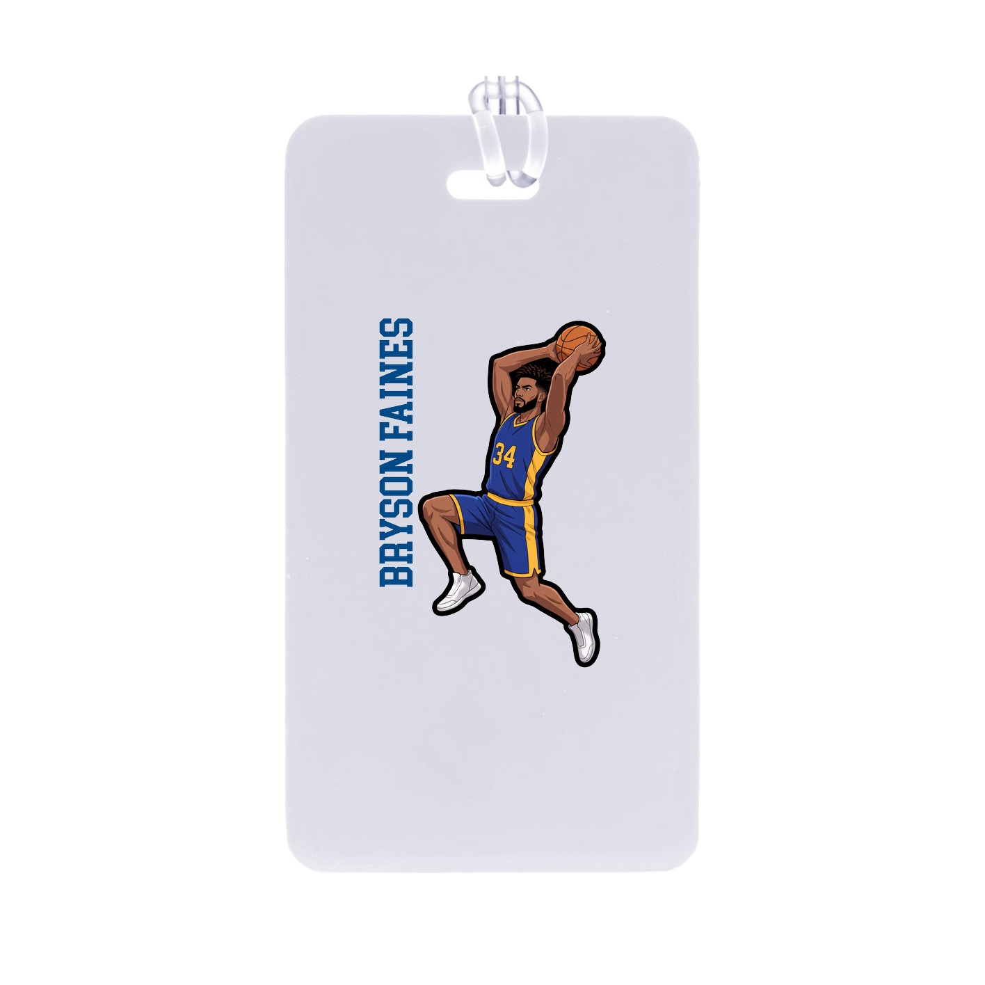 Bag Tag — Name Vertical in Classic