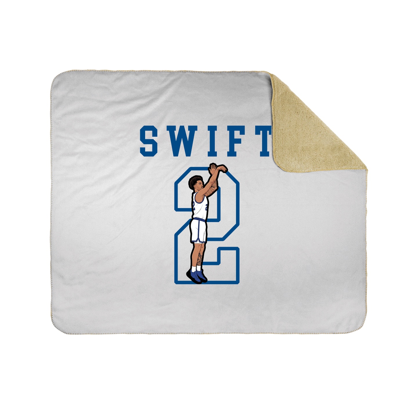 Throw Blanket — Shirsey in White