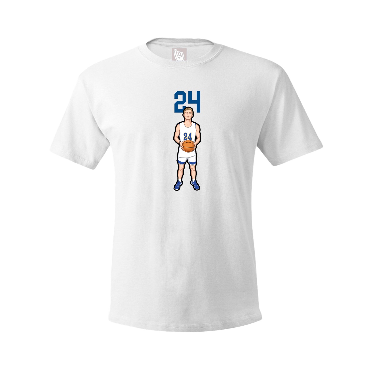 Tee — Number Top in White