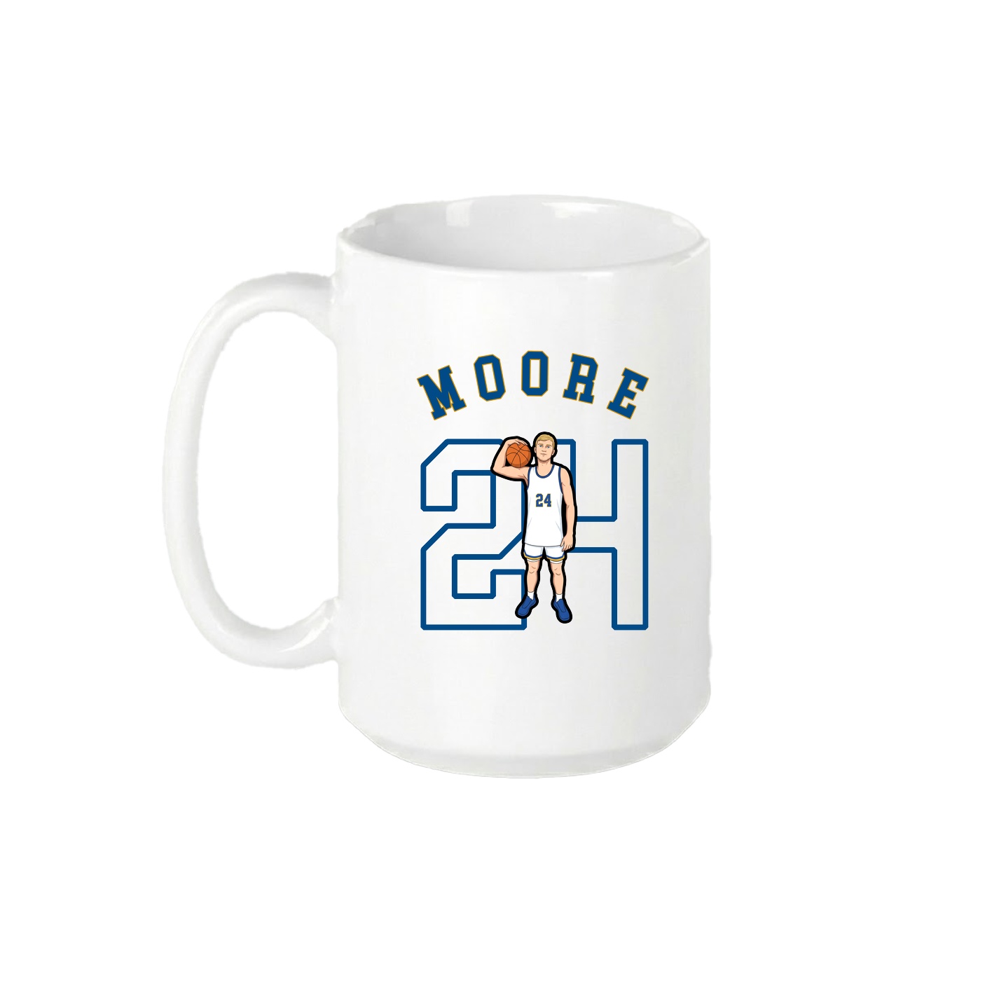 15oz Coffee Mug — Shirsey Arch in White