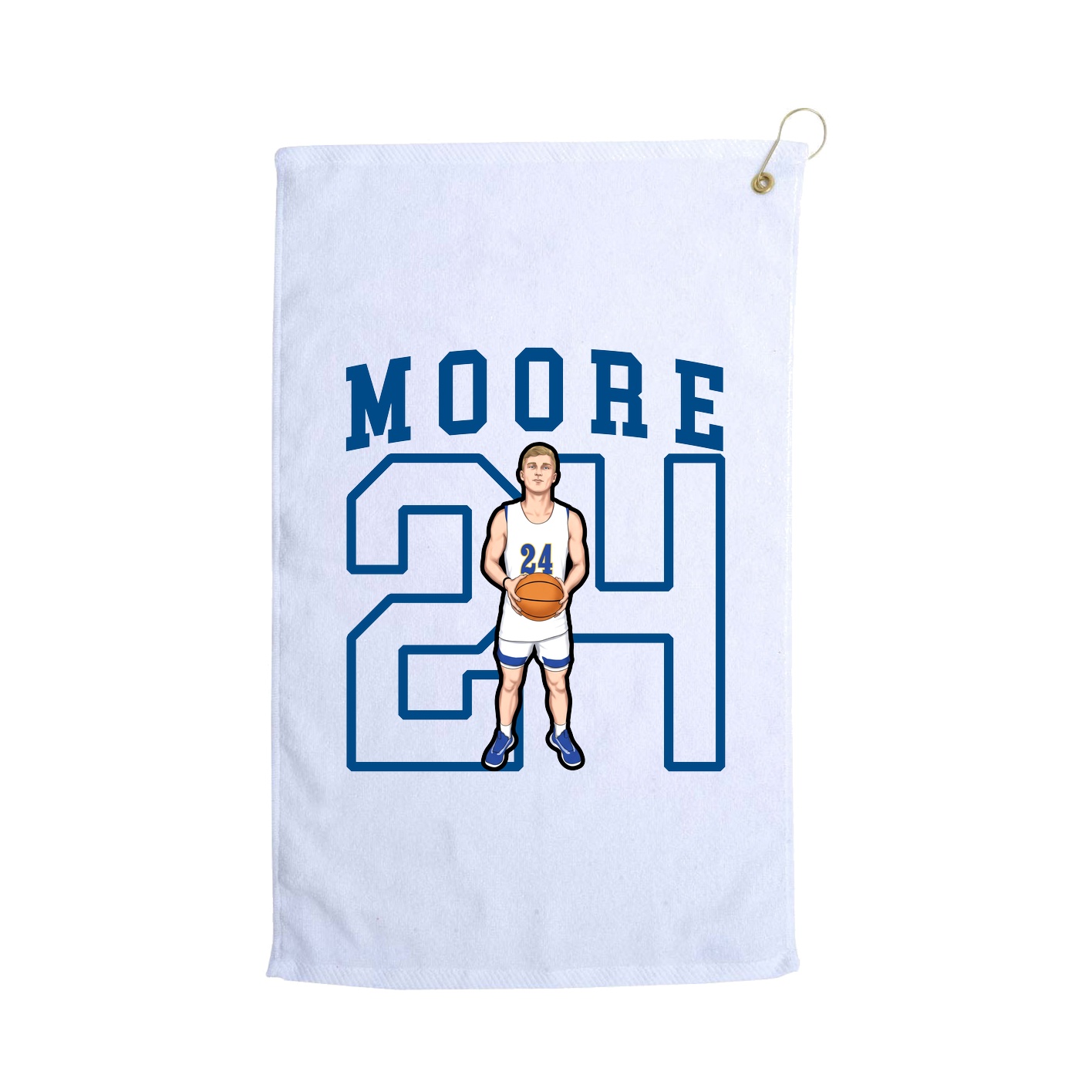 Golf Towel — Shirsey in White