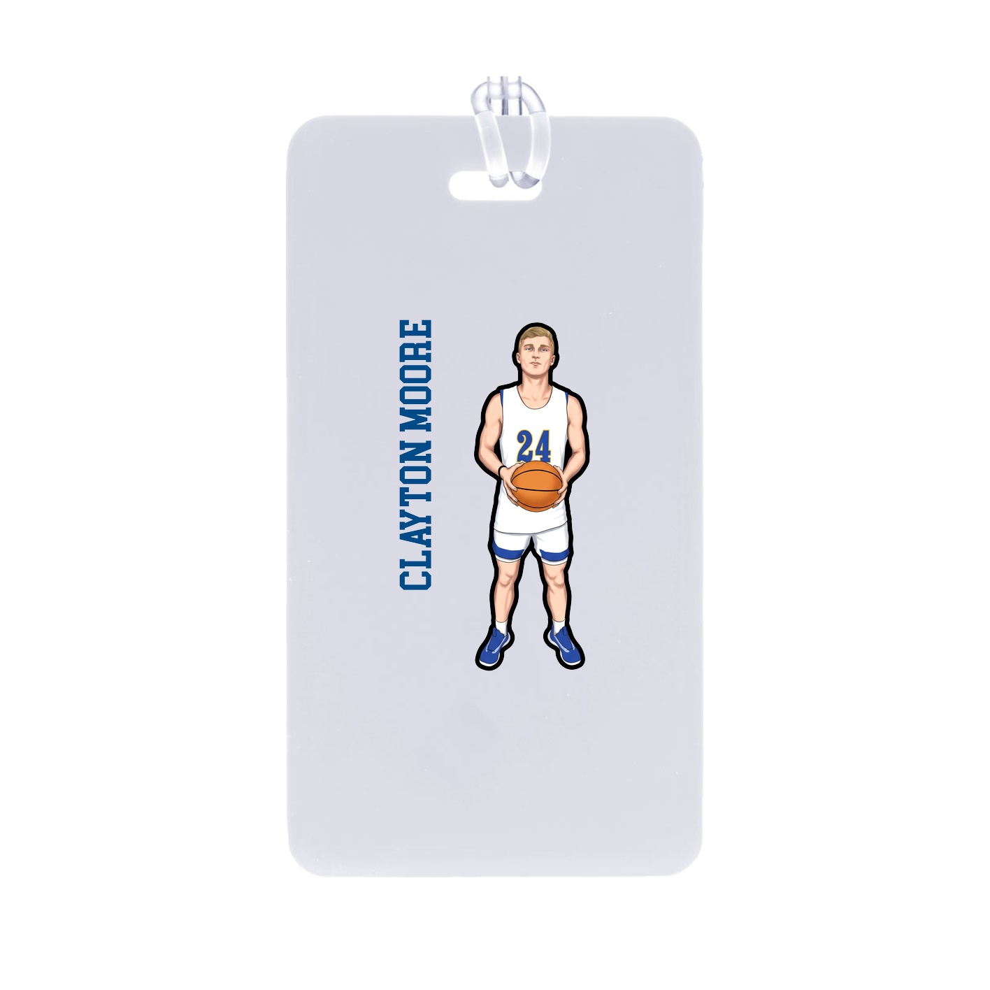 Bag Tag — Name Vertical in Classic