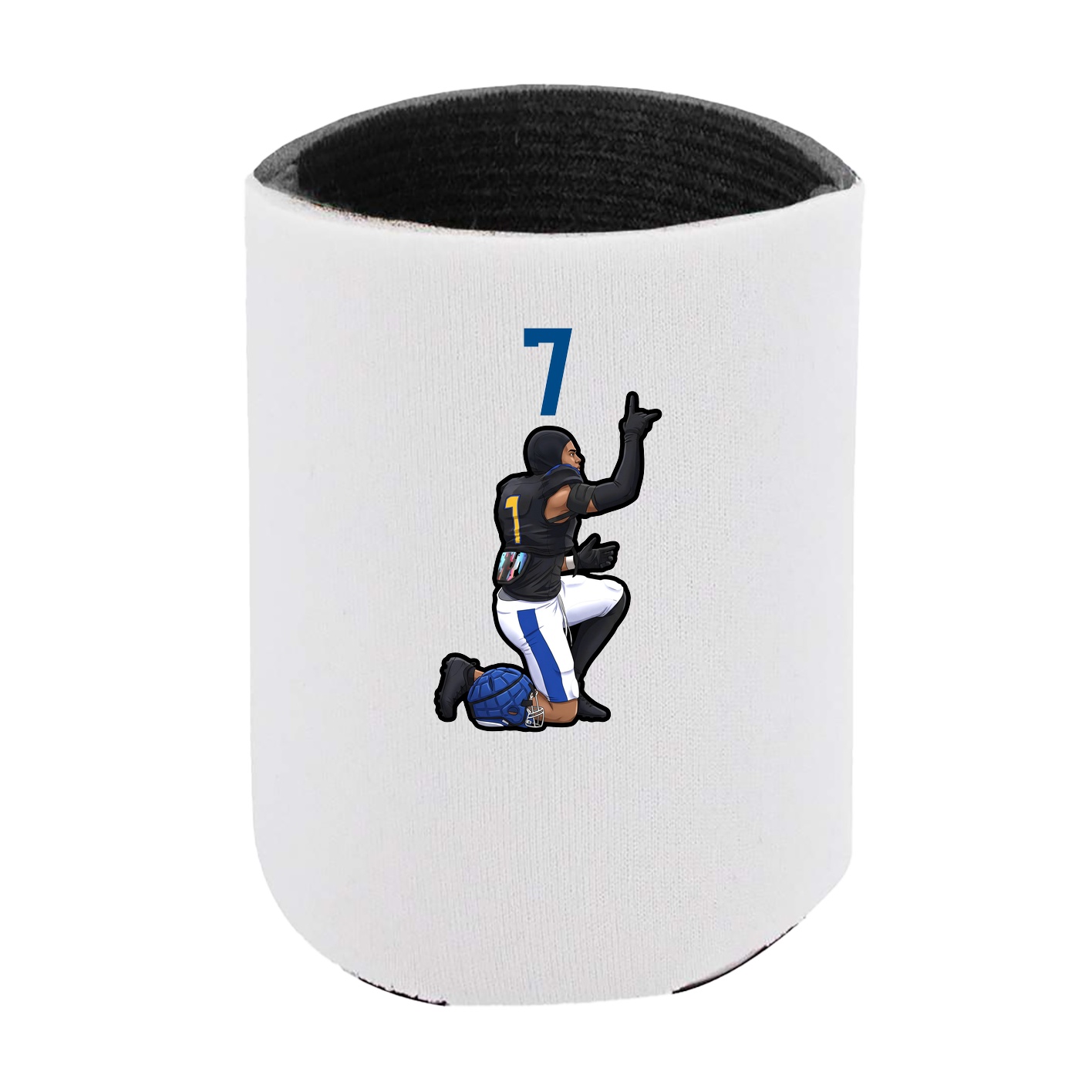Can Holder — Number Top in White