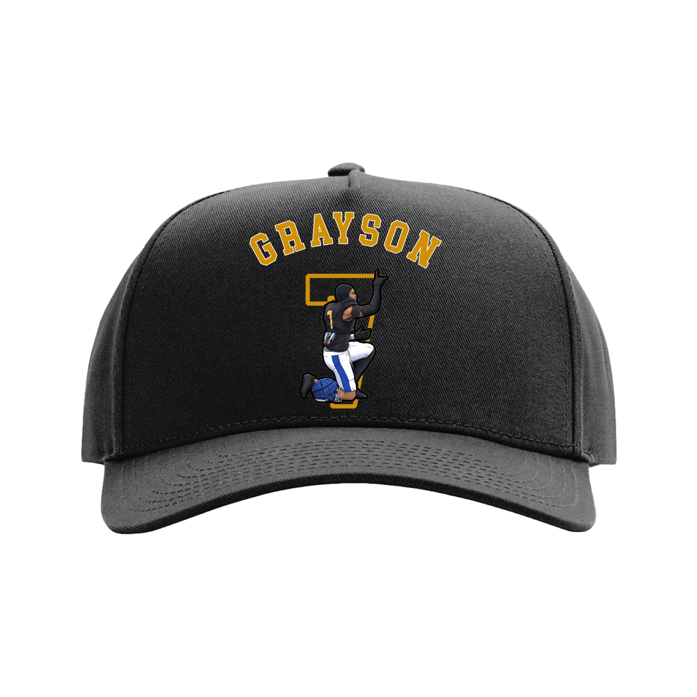 Full Fabric Five-Panel Champ Cap