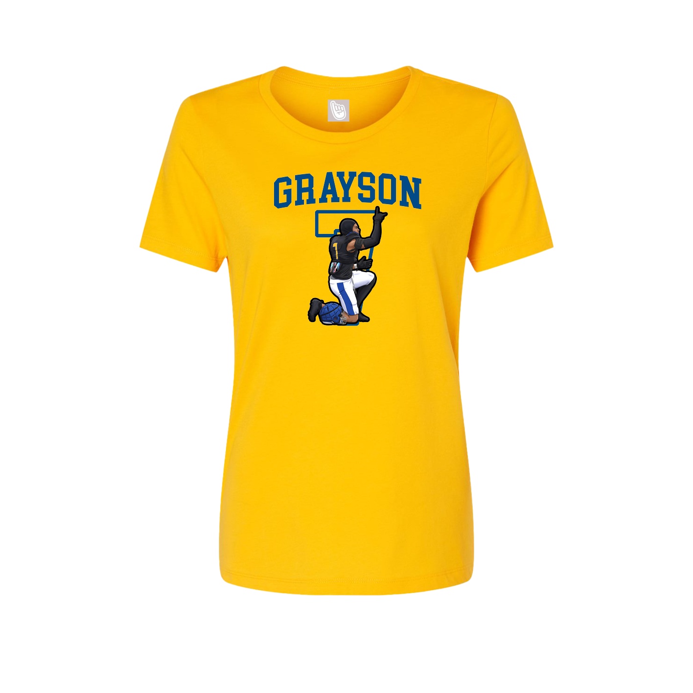 Fitted Women's Tee — Shirsey in Gold