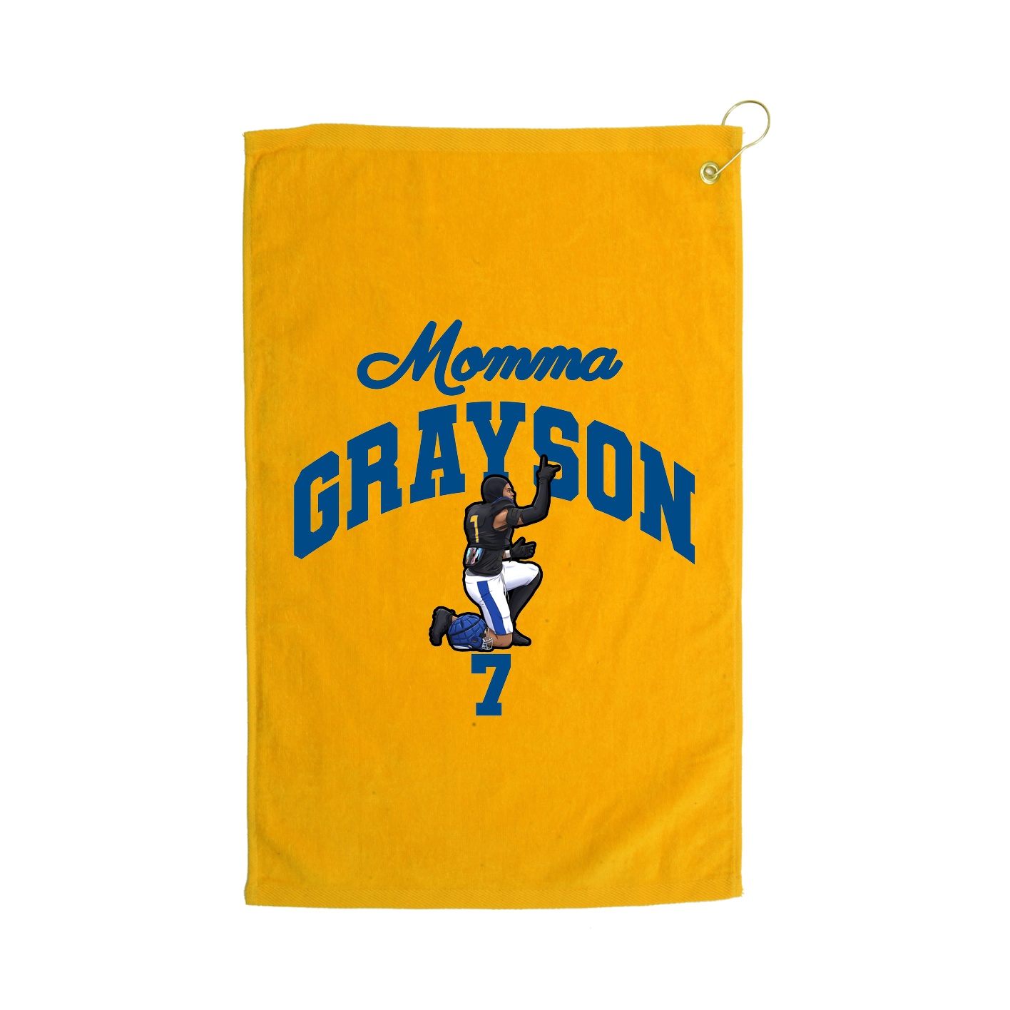 Golf Towel — Mothers Day Arch in Gold