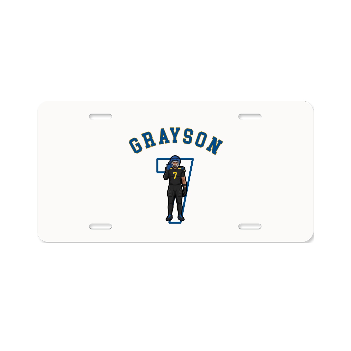 License Plate — Shirsey Arch in Classic