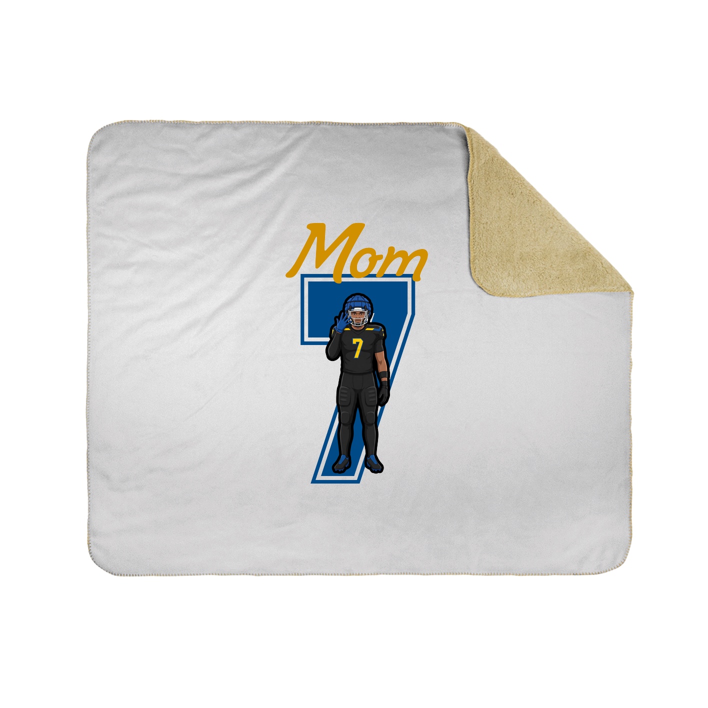 Throw Blanket — Mothers Day Shirsey in White