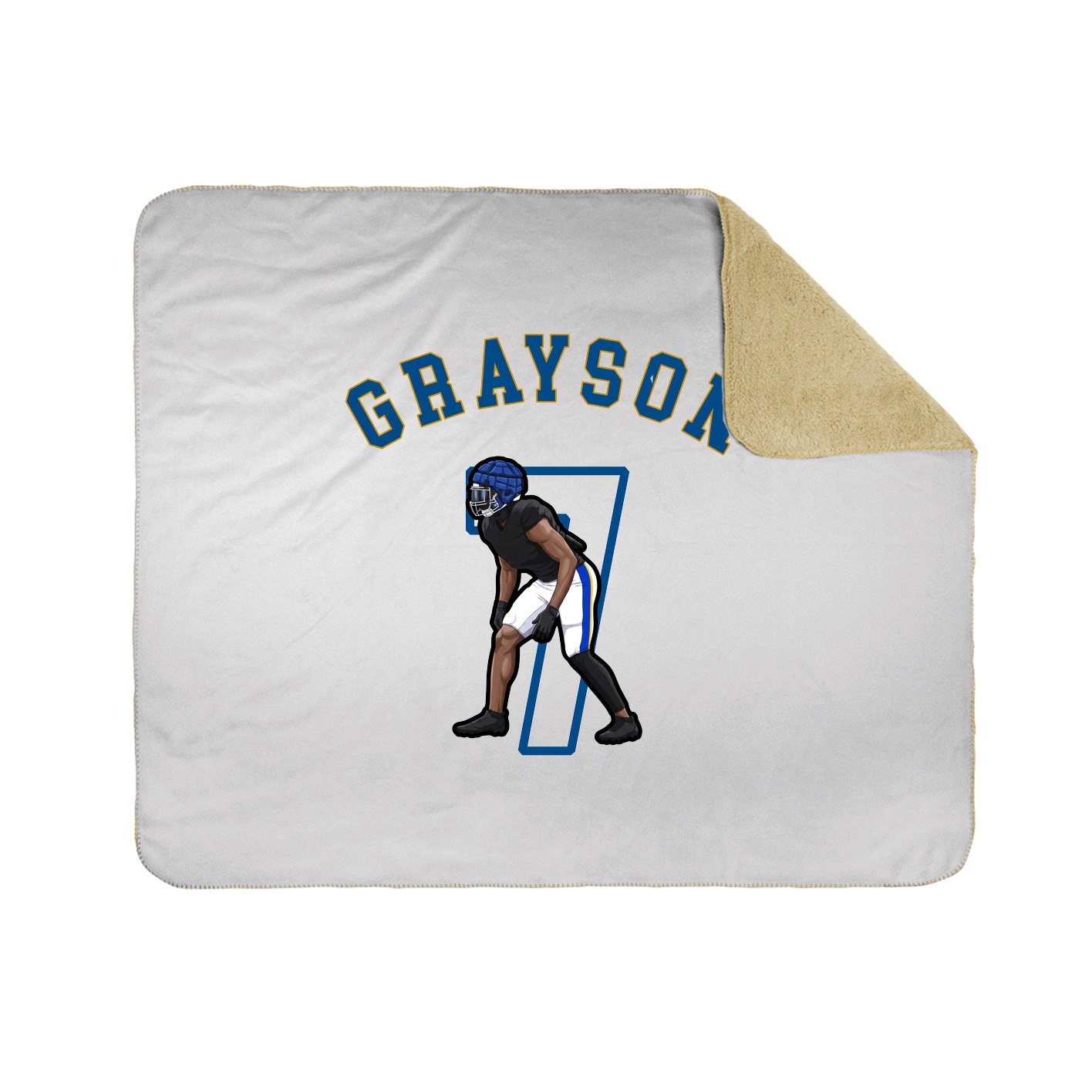 Throw Blanket — Shirsey Arch in White