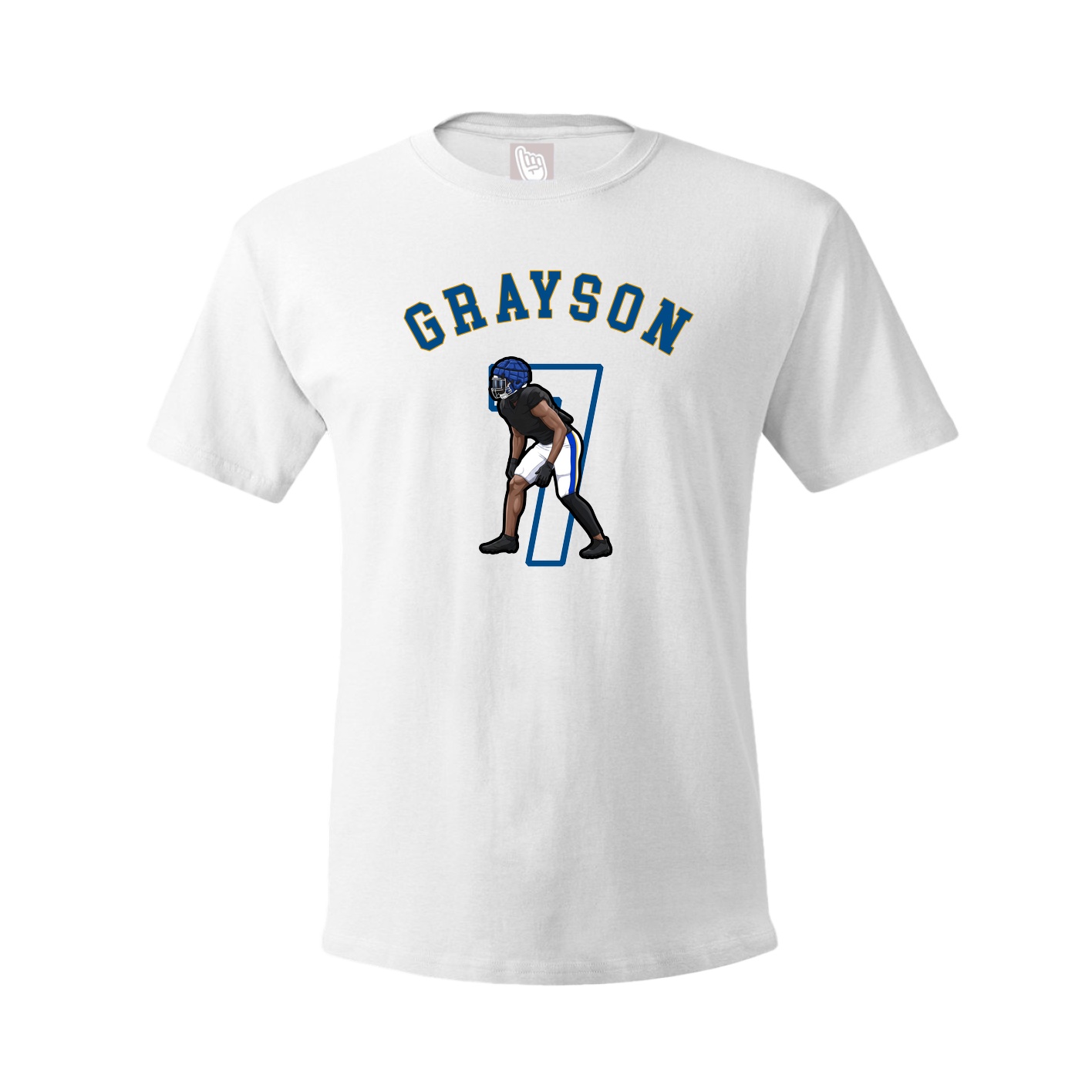 Youth Tee — Shirsey Arch in White