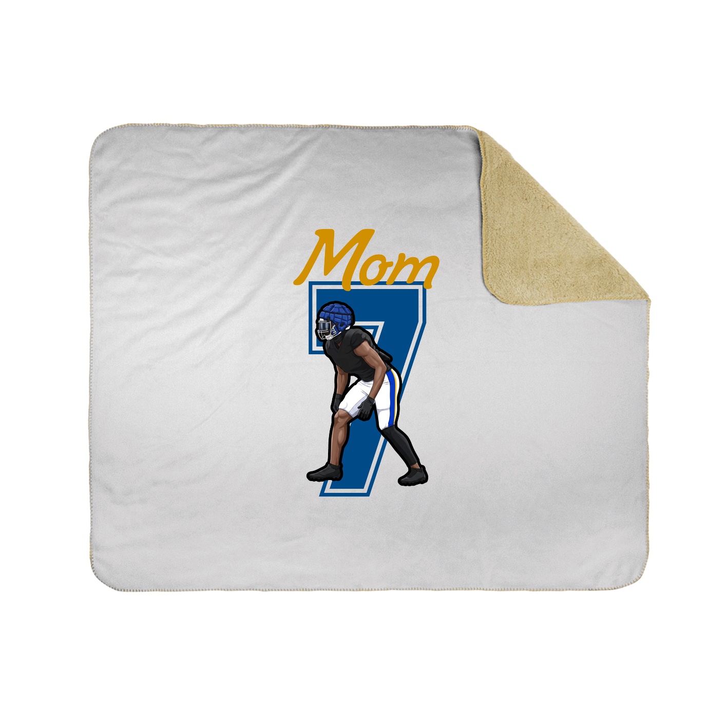 Throw Blanket — Mothers Day Shirsey in White