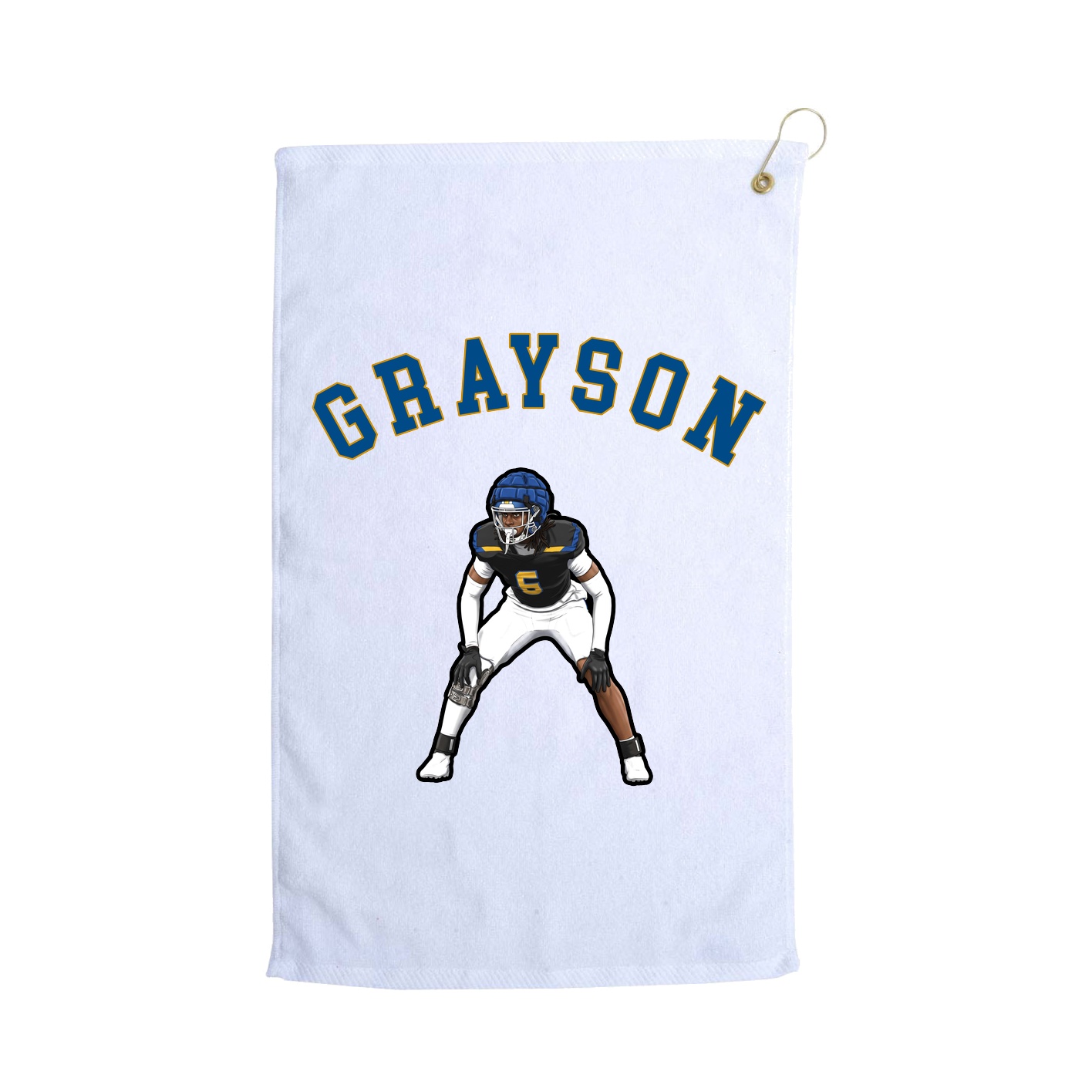 Golf Towel — Shirsey Arch in White