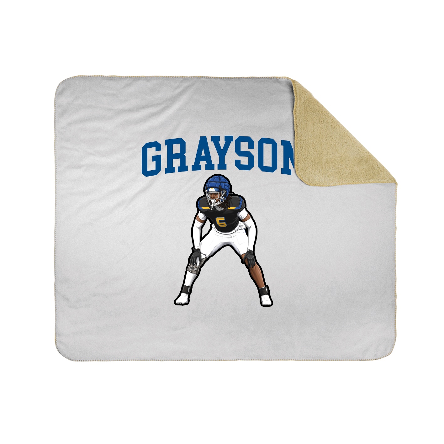 Throw Blanket — Shirsey in White