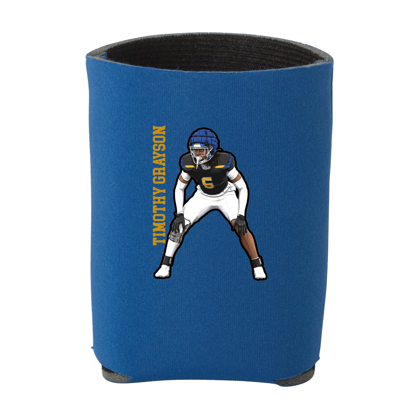 Can Holder — Name Vertical in Royal