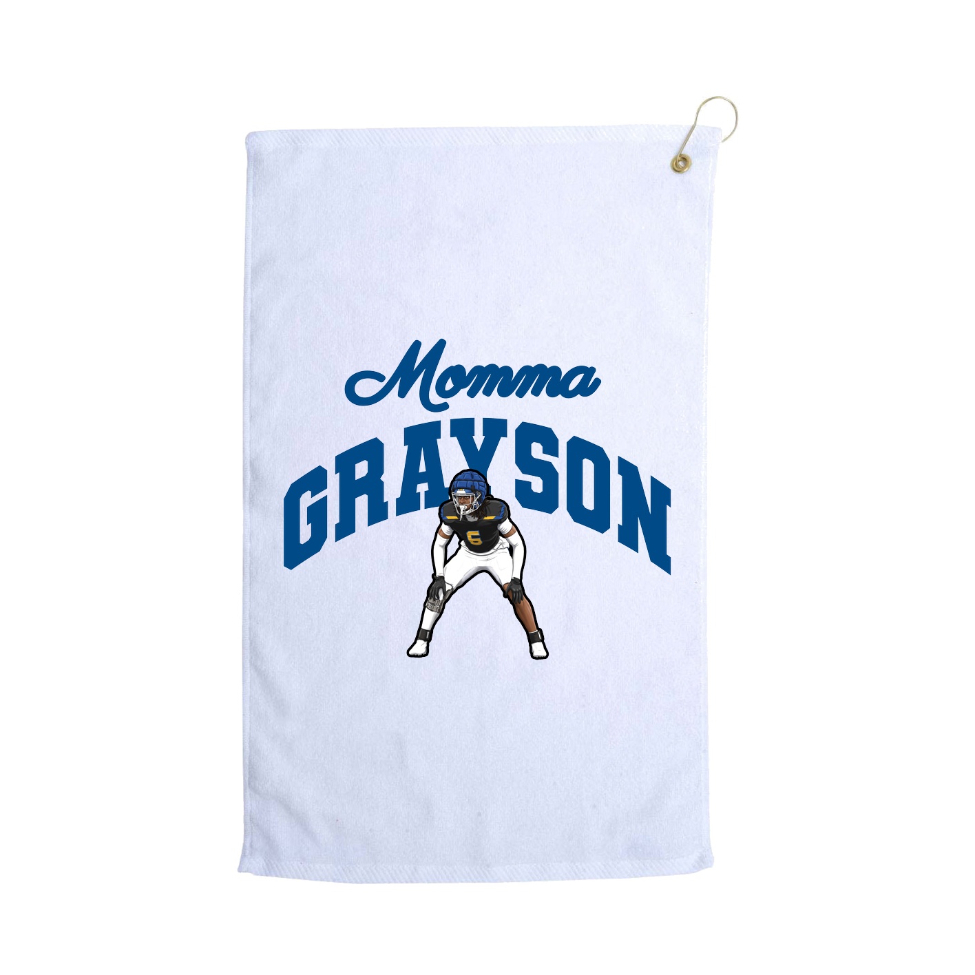 Golf Towel — Mothers Day Arch in White