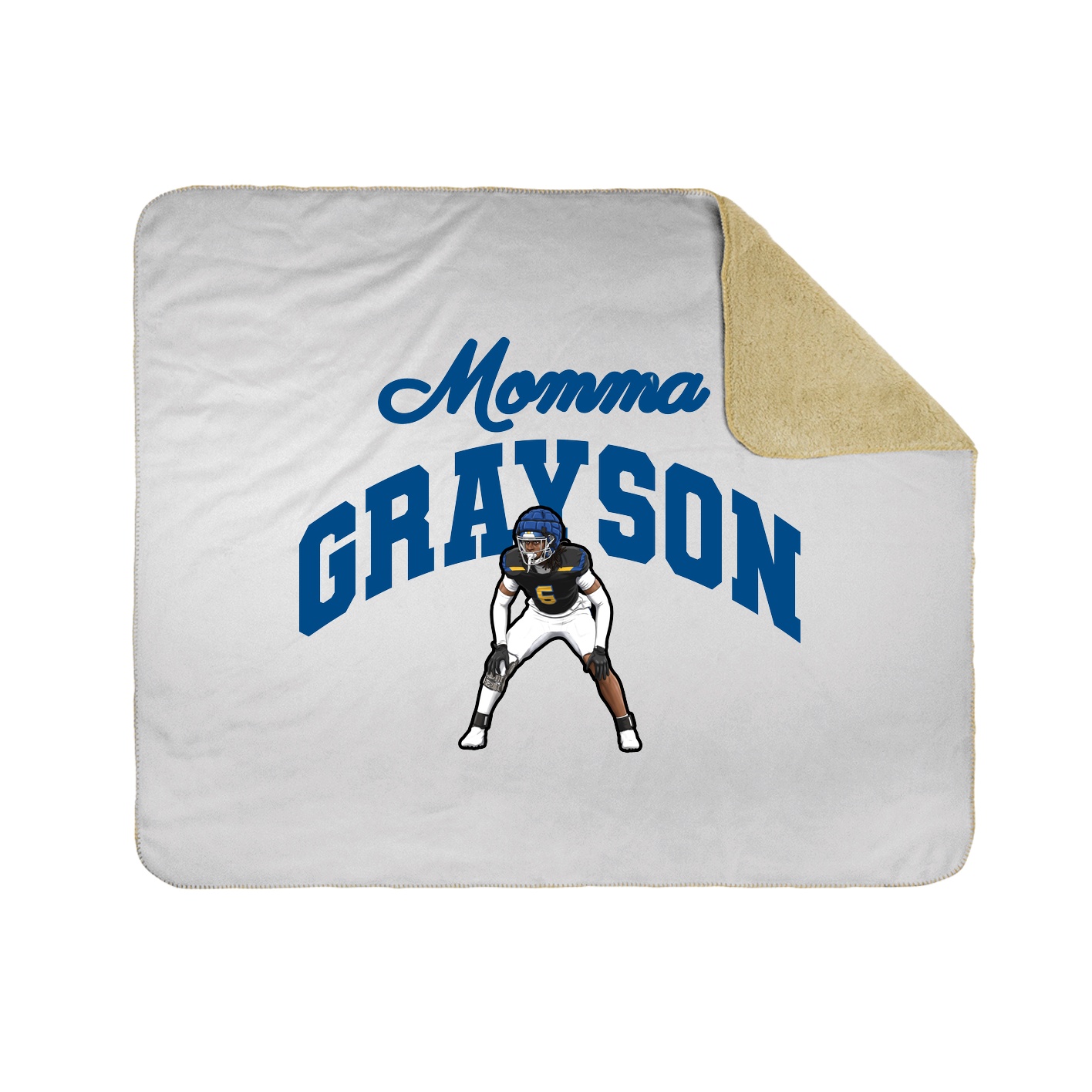 Throw Blanket — Mothers Day Arch in White