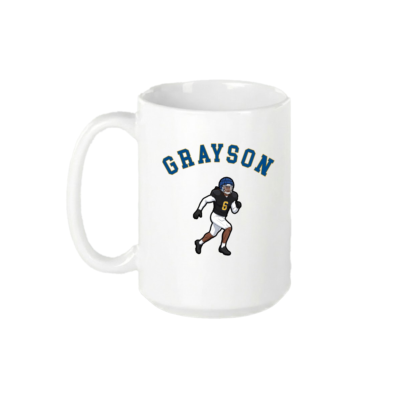 15oz Coffee Mug — Shirsey Arch in White