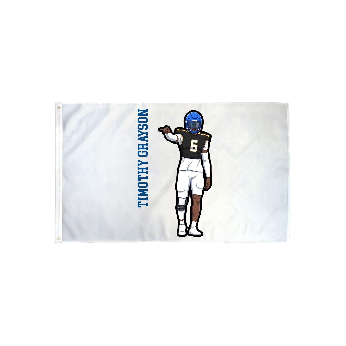 3x5 Flag — Name Vertical in Classic