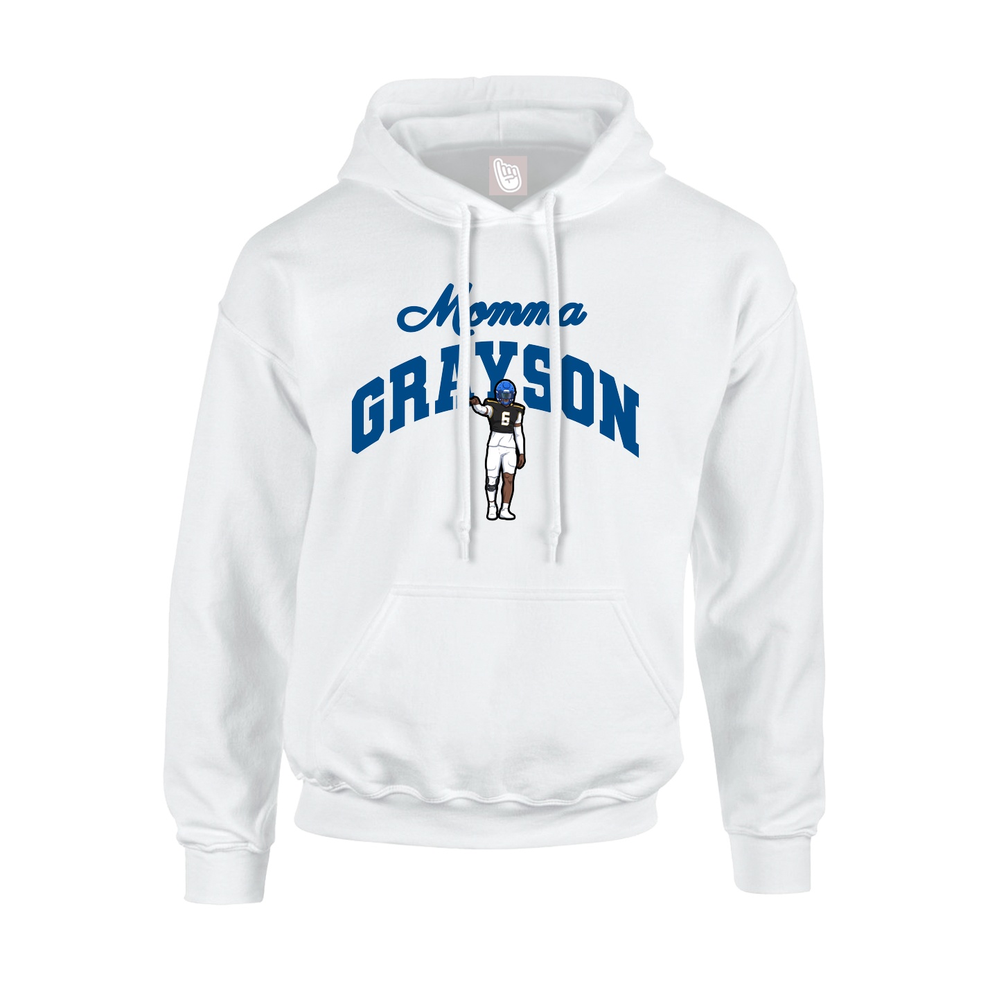 Hoodie — Mothers Day Arch in White
