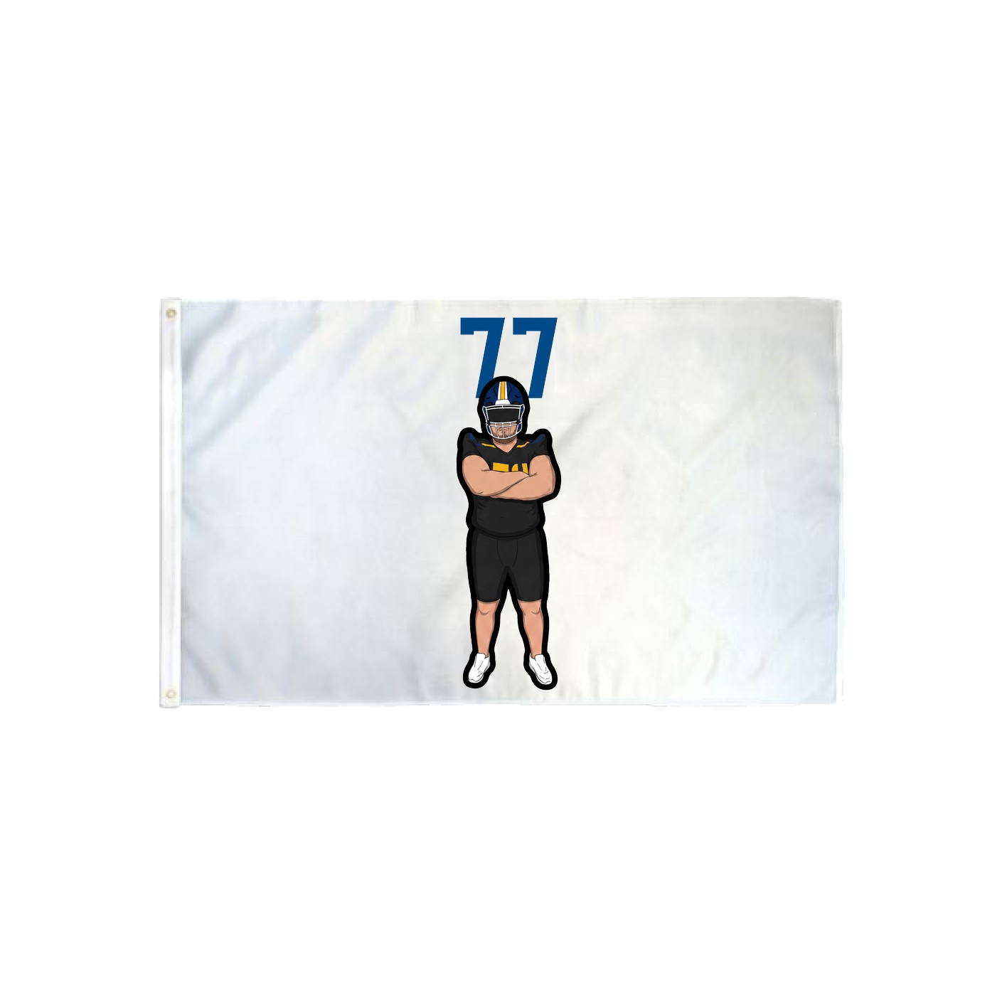3x5 Flag — Number Top in Classic