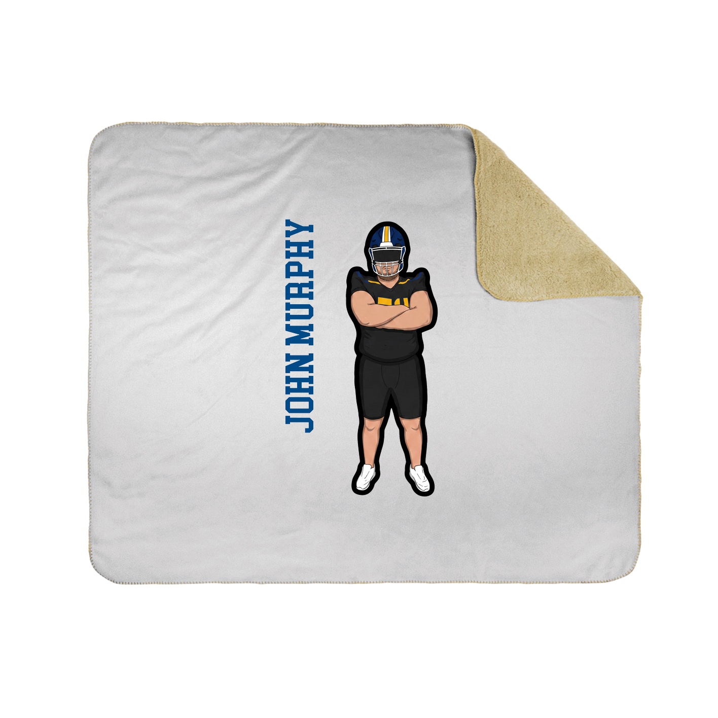 50x60 Sherpa Lined Throw Blanket