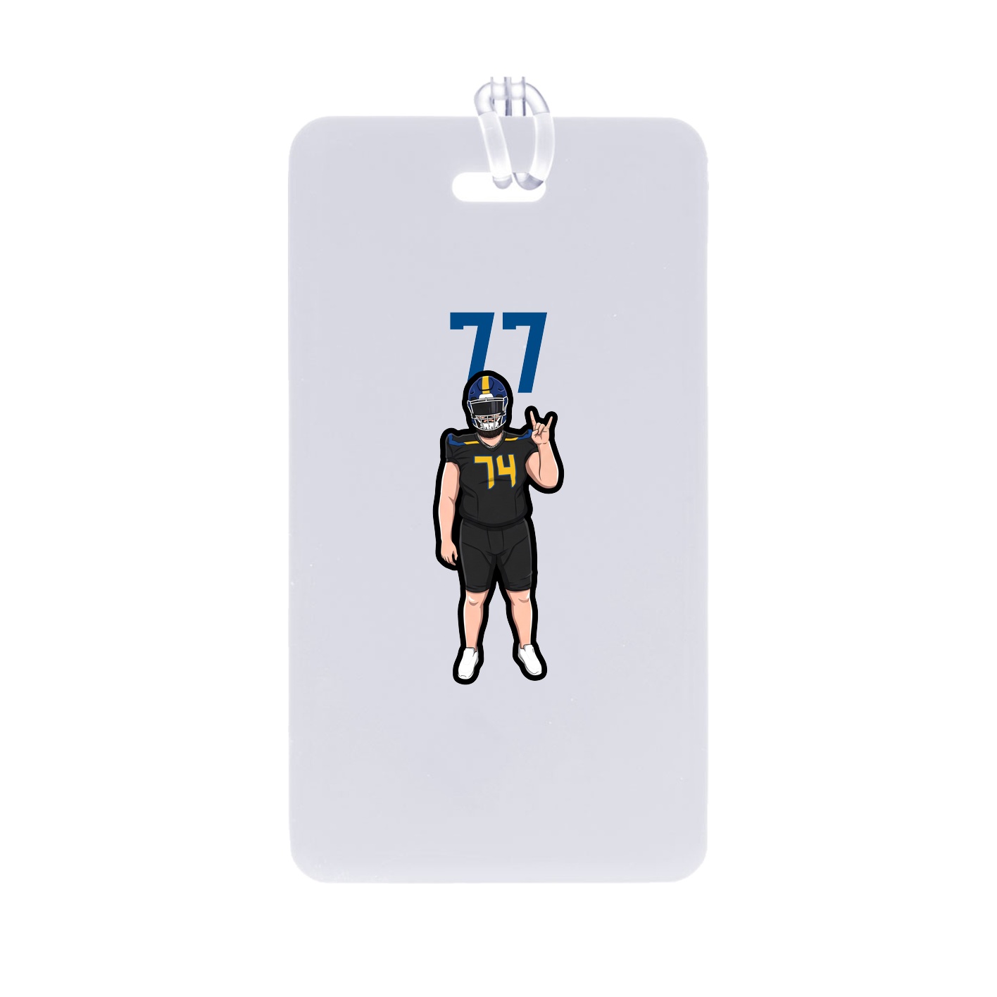 Bag Tag — Number Top in Classic