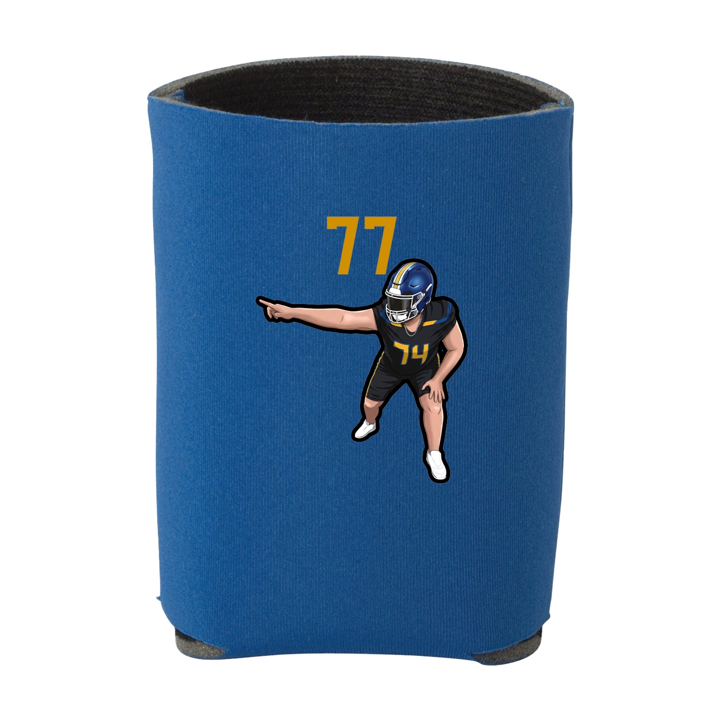 Can Holder — Number Top in Royal