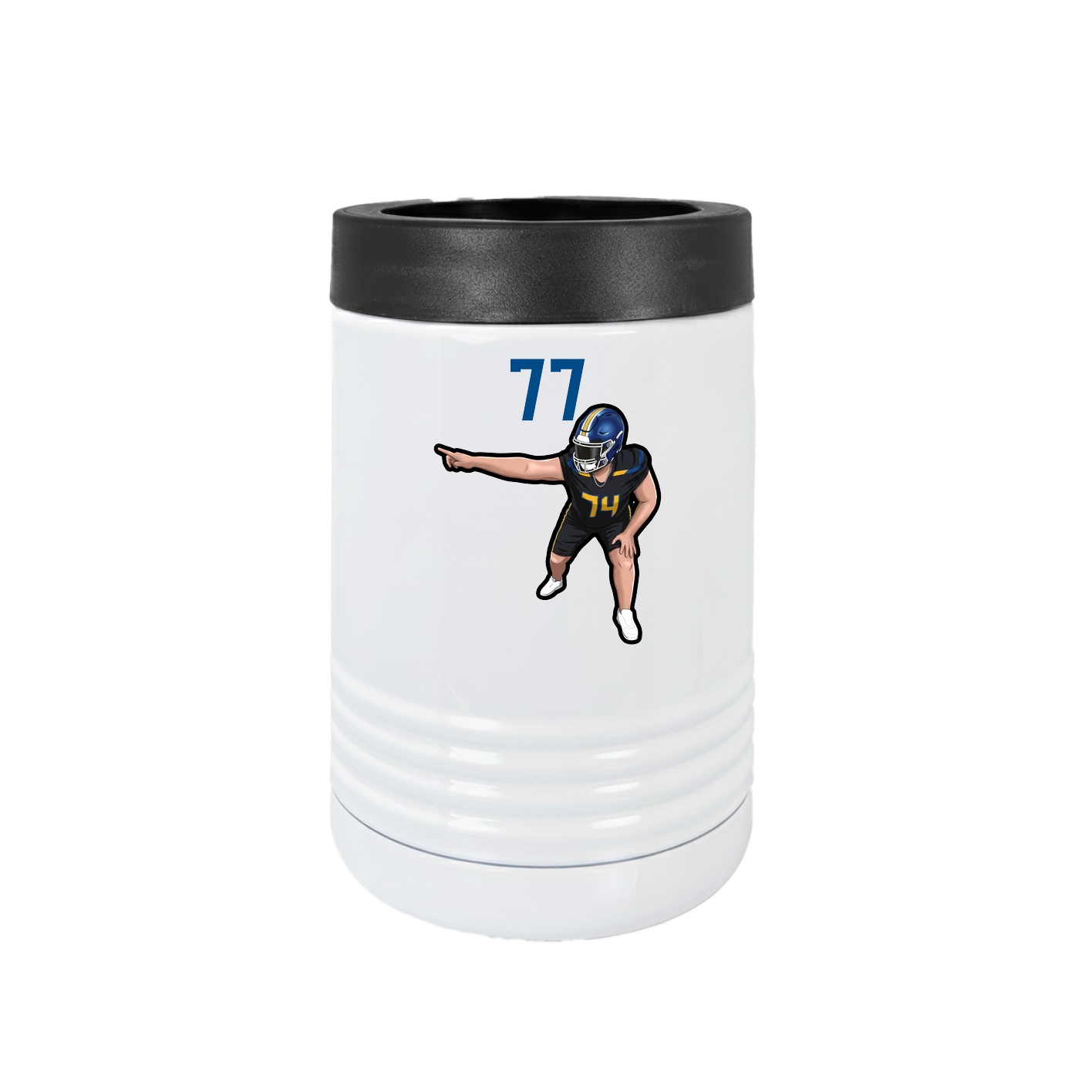 Beverage Holder — Number Top in White