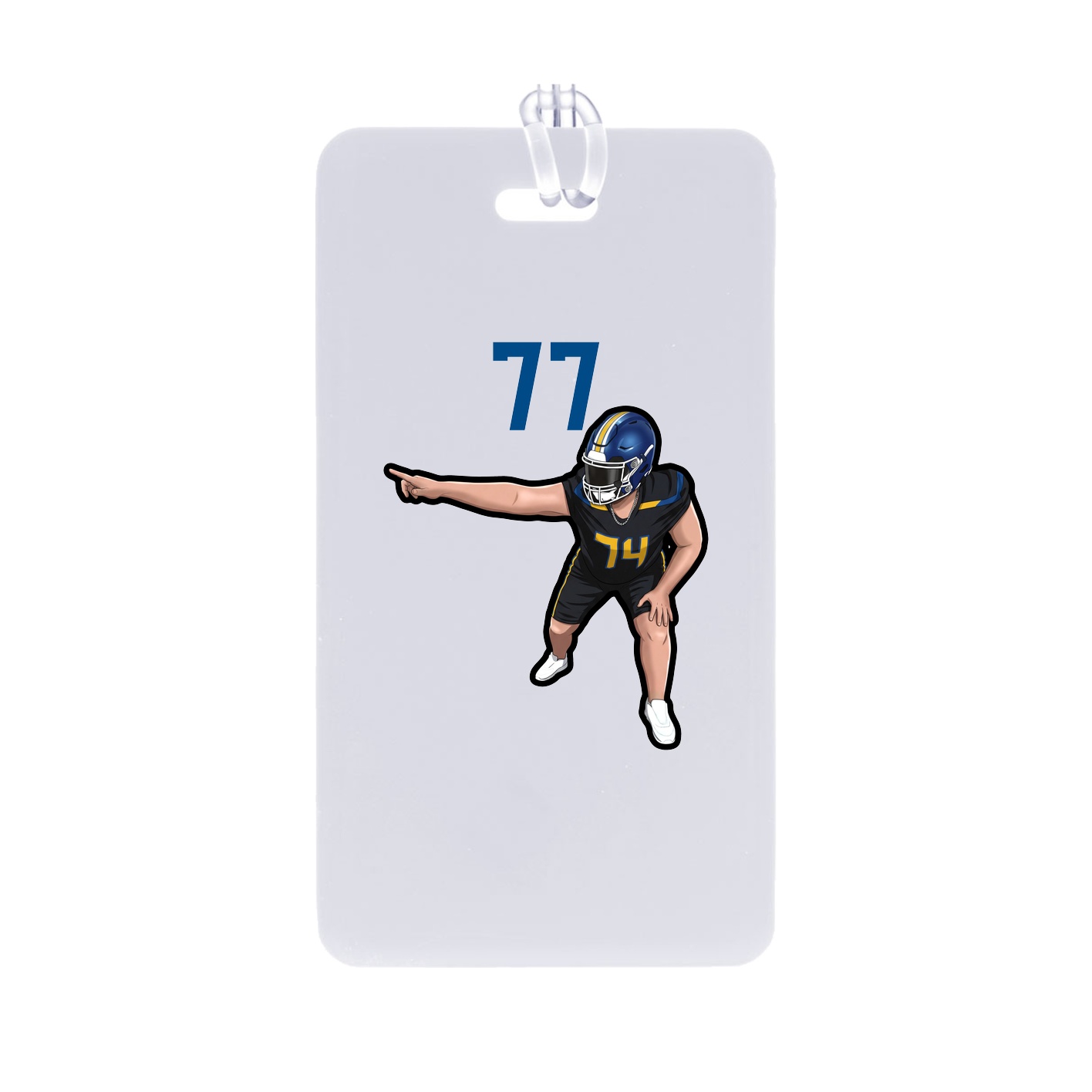 Bag Tag — Number Top in Classic