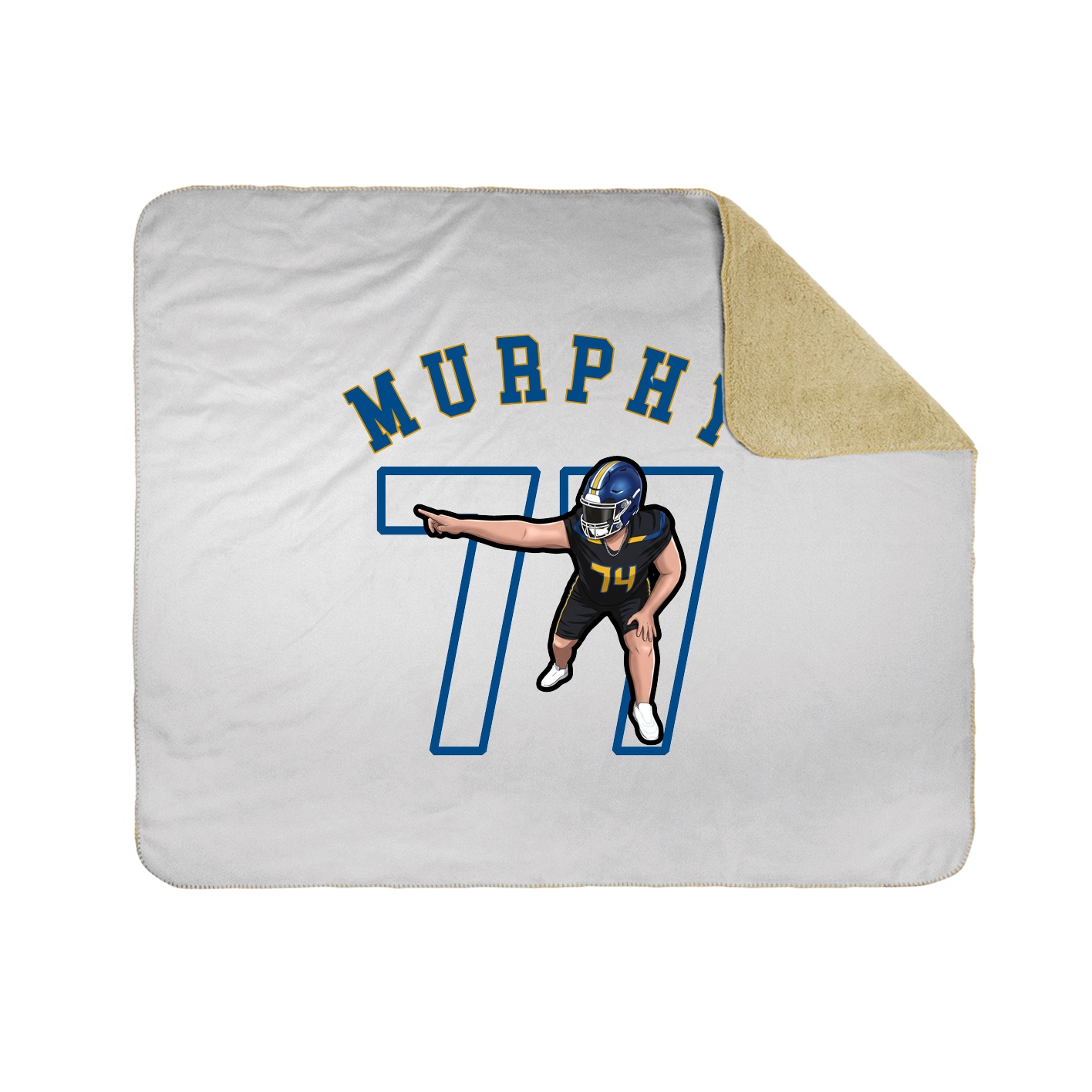 Throw Blanket — Shirsey Arch in White