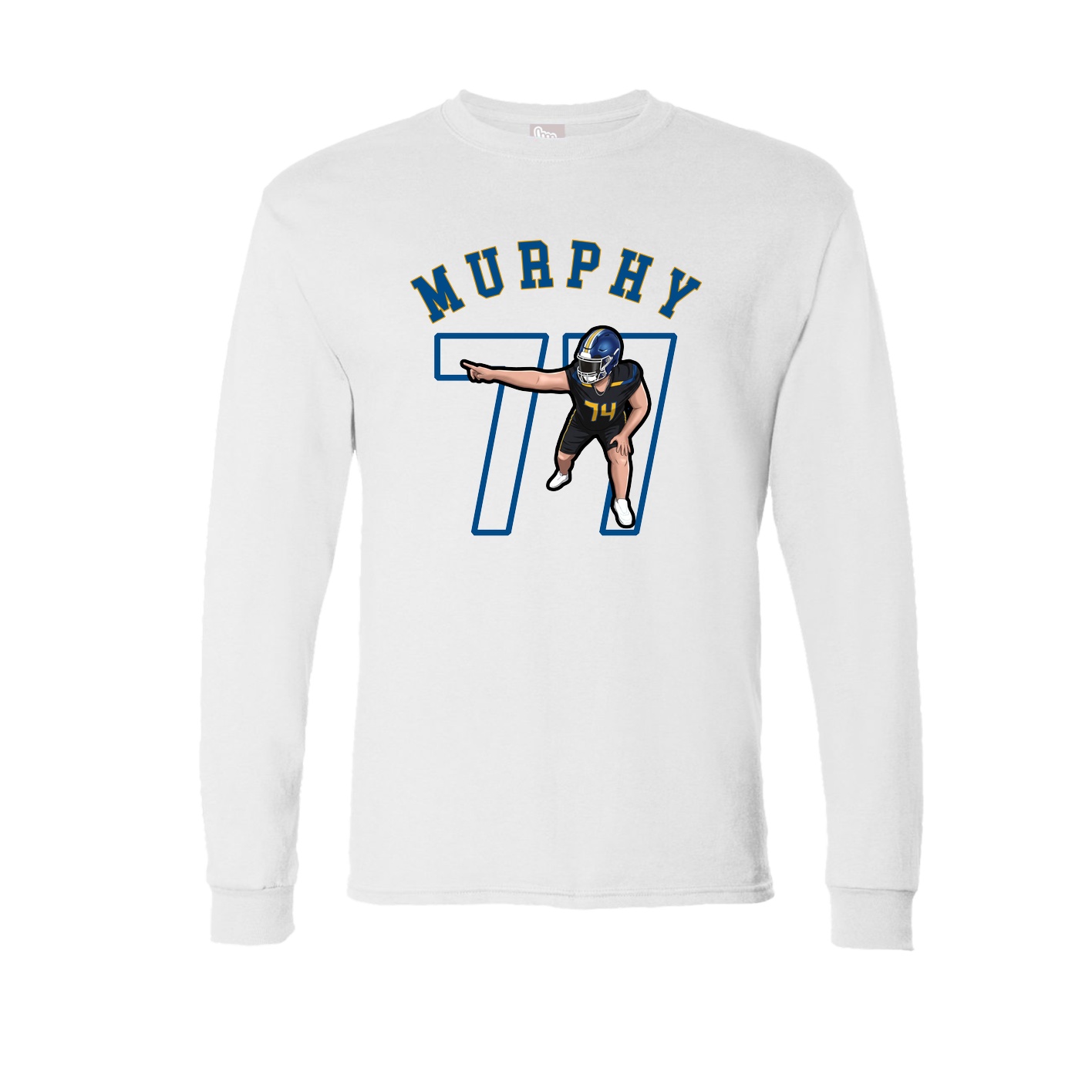 Long Sleeve Tee — Shirsey Arch in White